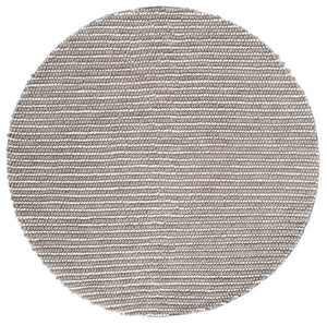 Safavieh Natura Handcrafted Bohemian Area Rug – Elegant Design, Durable Wool & Cotton Blend For Stylish Living Spaces Grey ,Ivory 80% Wool,20% Cotton Nat287f-4