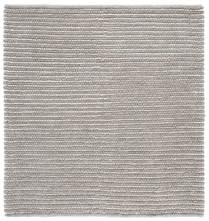 Safavieh Natura Bohemian Runner Area Rug - Artisanal Ivory Flatweave Design For Hallways & Entryways Grey ,Ivory 80% Wool,20% Cotton Nat287f-6sq