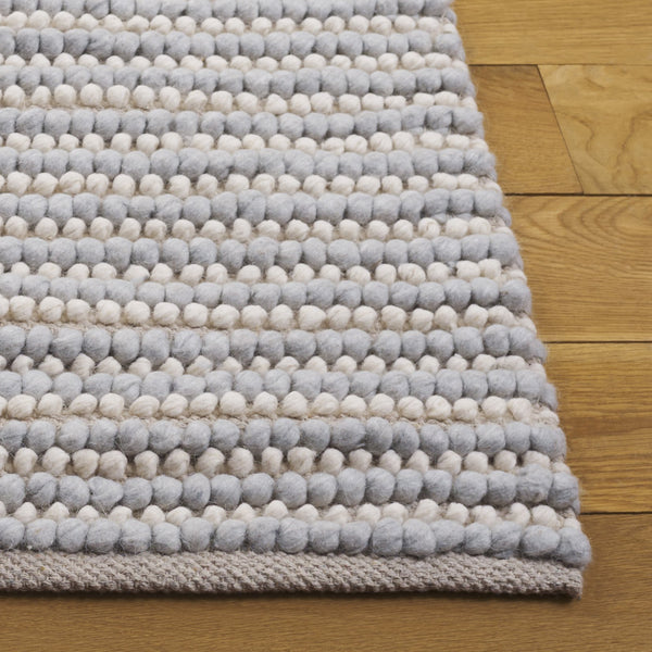 Safavieh Natura Bohemian Runner Area Rug - Artisanal Ivory Flatweave Design For Hallways & Entryways Light Blue ,Ivory 80% Wool,20% Cotton Nat287l-5