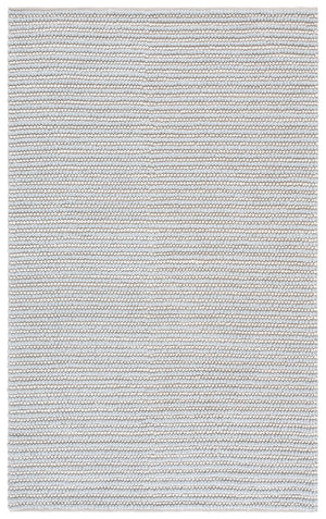 Safavieh Natura Bohemian Runner Area Rug - Artisanal Ivory Flatweave Design For Hallways & Entryways Light Blue ,Ivory 80% Wool,20% Cotton Nat287l-5
