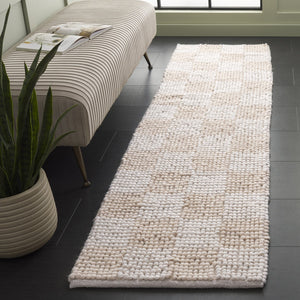 Safavieh Natura Bohemian-inspired Area Rug - Stylish, Durable, And Cozy Addition For Any Home Décor Beige ,Ivory 80% Wool,20% Cotton Nat288b-6