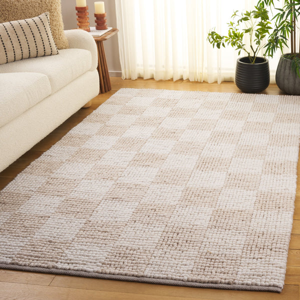 Safavieh Natura Runner Area Rug - Luxurious Handmade Flatweave Design For Timeless Bohemian Home Decor Beige ,Ivory 80% Wool,20% Cotton Nat288b-5