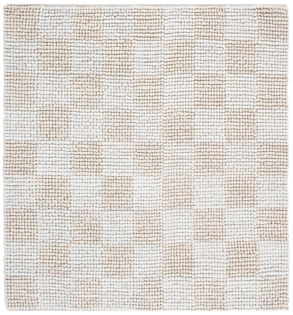 Safavieh Natura Runner Area Rug - Luxurious Handmade Flatweave Design For Timeless Bohemian Home Decor Beige ,Ivory 80% Wool,20% Cotton Nat288b-6sq