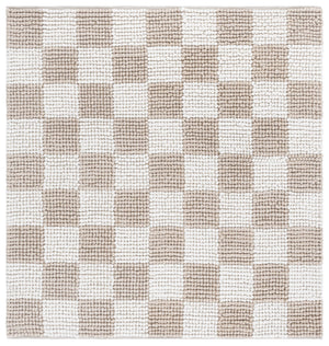 Safavieh Natura Runner Area Rug - Luxurious Handmade Flatweave Design For Timeless Bohemian Home Decor Taupe ,Ivory 80% Wool,20% Cotton Nat288e-6sq
