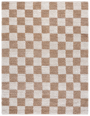 Safavieh Natura Runner Area Rug - Luxurious Handmade Flatweave Design For Timeless Bohemian Home Decor Taupe ,Ivory 80% Wool,20% Cotton Nat288e-8