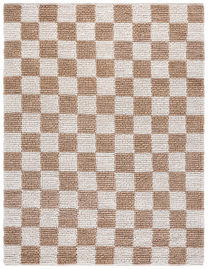 Safavieh Natura Bohemian-inspired Area Rug - Stylish, Durable, And Cozy Addition For Any Home Décor Taupe ,Ivory 80% Wool,20% Cotton Nat288e-4