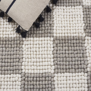 Safavieh Natura Runner Area Rug - Luxurious Handmade Flatweave Design For Timeless Bohemian Home Decor Grey ,Ivory 80% Wool,20% Cotton Nat288f-5