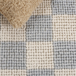 Safavieh Natura Runner Area Rug - Luxurious Handmade Flatweave Design For Timeless Bohemian Home Decor Light Blue ,Ivory 80% Wool,20% Cotton Nat288l-5