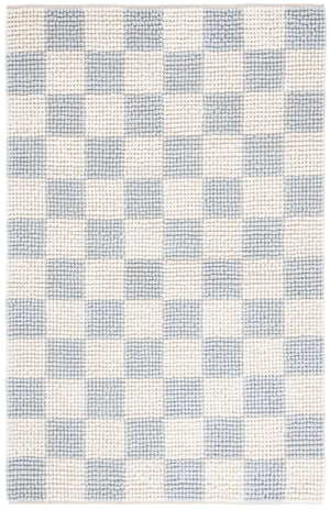Safavieh Natura Runner Area Rug - Luxurious Handmade Flatweave Design For Timeless Bohemian Home Decor Light Blue ,Ivory 80% Wool,20% Cotton Nat288l-5