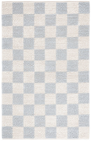 Safavieh Natura Bohemian-inspired Area Rug - Stylish, Durable, And Cozy Addition For Any Home Décor Light Blue ,Ivory 80% Wool,20% Cotton Nat288l-4