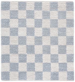 Safavieh Natura Bohemian-inspired Area Rug - Stylish, Durable, And Cozy Addition For Any Home Décor Light Blue ,Ivory 80% Wool,20% Cotton Nat288l-4