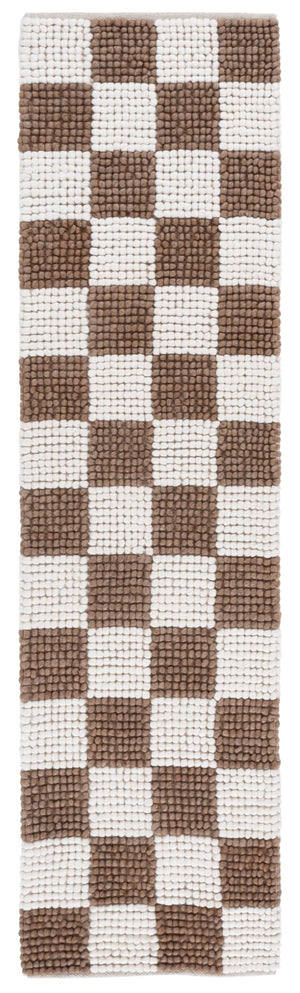 Safavieh Natura Bohemian-inspired Area Rug - Stylish, Durable, And Cozy Addition For Any Home Décor Brown ,Ivory 80% Wool,20% Cotton Nat288t-3