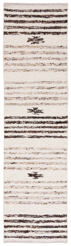 Safavieh Natura Hand-woven Area Rug: Luxurious Black & Ivory Design For Timeless Elegance In Any Space Black ,Ivory 90% Wool And 10% Cotton Nat325z-216