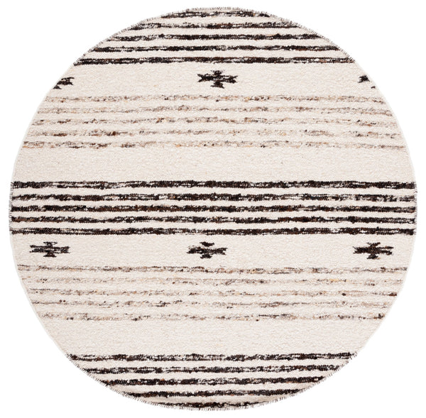Safavieh Natura Hand-woven Area Rug: Luxurious Black & Ivory Design For Timeless Elegance In Any Space Black ,Ivory 90% Wool And 10% Cotton Nat325z-216