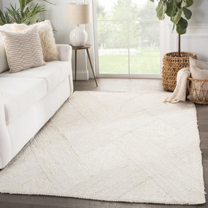 Jaipur Living Naturals Tobago Vero Transitional Bohemian Handmade Indoor Rug Ivory 4'x6'