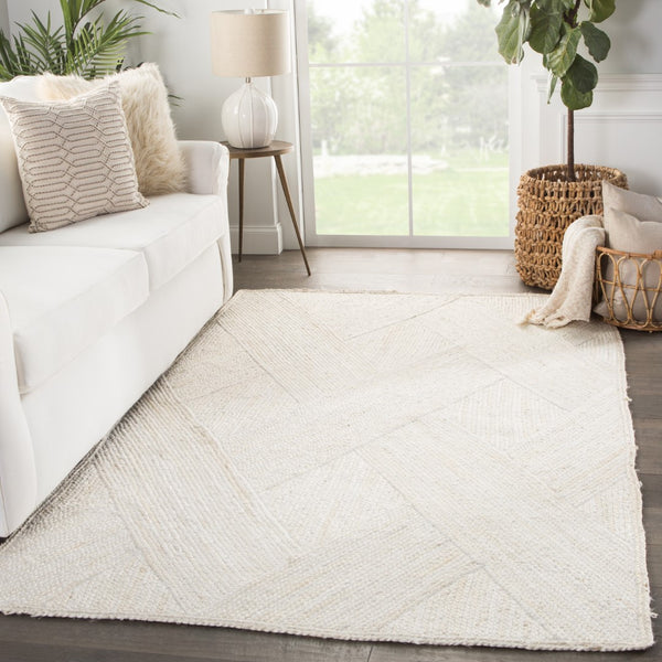 Jaipur Living Naturals Tobago Vero Transitional Bohemian Handmade Indoor Rug Ivory 4'x6'