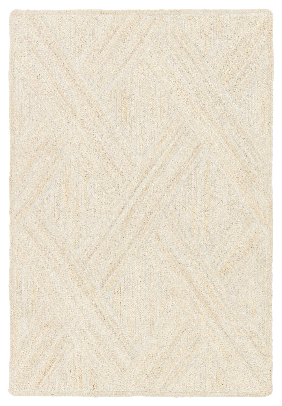 Jaipur Living Naturals Tobago Vero Nat35 Handwoven Handmade 100% Jute Contemporary Solid Indoor Rug Ivory 100% Jute Rug143106
