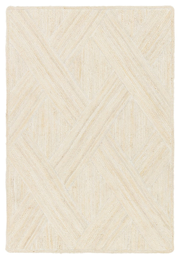 Jaipur Living Naturals Tobago Vero Nat35 Handwoven Handmade 100% Jute Contemporary Solid Indoor Rug Ivory 100% Jute Rug143106