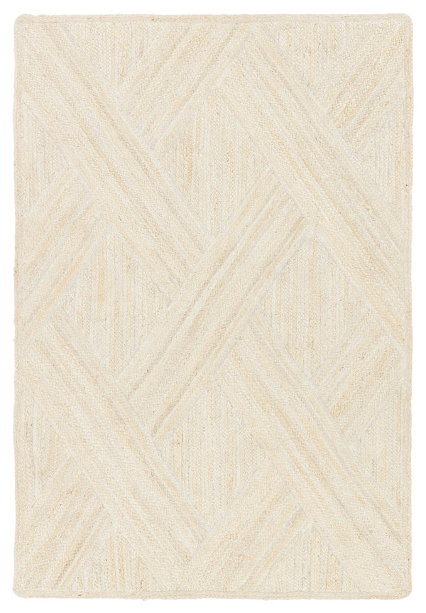 Jaipur Living Naturals Tobago Vero Transitional Bohemian Handmade Indoor Rug Ivory 4'x6'