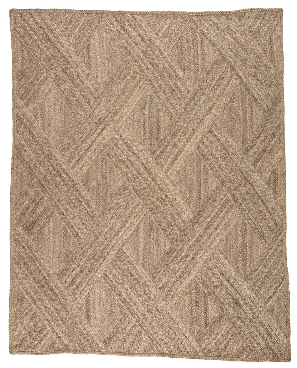 Jaipur Living Naturals Tobago Vero Nat36 Handwoven Handmade 100% Jute Contemporary Solid Indoor Rug Tan 100% Jute Rug143110