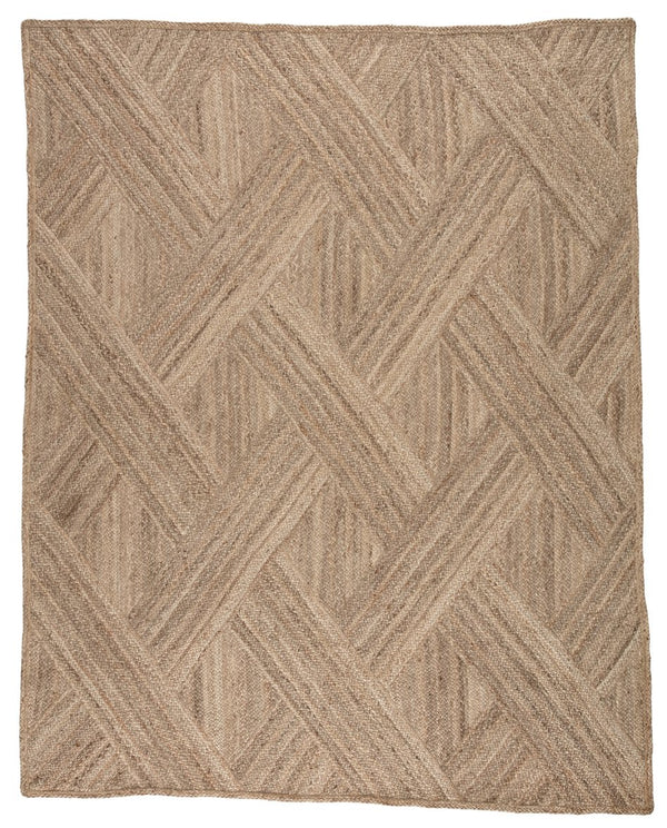 Jaipur Living Naturals Tobago Vero Nat36 Handwoven Handmade 100% Jute Contemporary Solid Indoor Rug Tan 100% Jute Rug143110