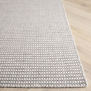 Safavieh Natura Modern Hand Woven Runner Area Rug - Luxurious Wool & Cotton Blend For Elegant Spaces Grey ,Ivory 85% Wool,15% Cotton Nat386f-5
