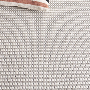 Safavieh Natura Modern Hand Woven Runner Area Rug - Luxurious Wool & Cotton Blend For Elegant Spaces Grey ,Ivory 85% Wool,15% Cotton Nat386f-5