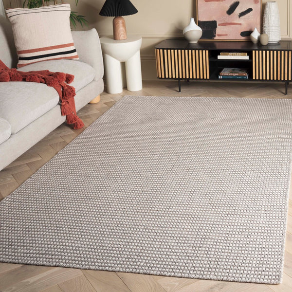 Safavieh Natura Hand Woven Area Rug In Elegant Tones – Modern Design Meets Traditional Craftsmanship Grey ,Ivory 85% Wool,15% Cotton Nat386f-3