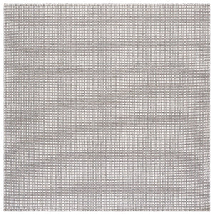Safavieh Natura Modern Hand Woven Runner Area Rug - Luxurious Wool & Cotton Blend For Elegant Spaces Grey ,Ivory 85% Wool,15% Cotton Nat386f-6sq