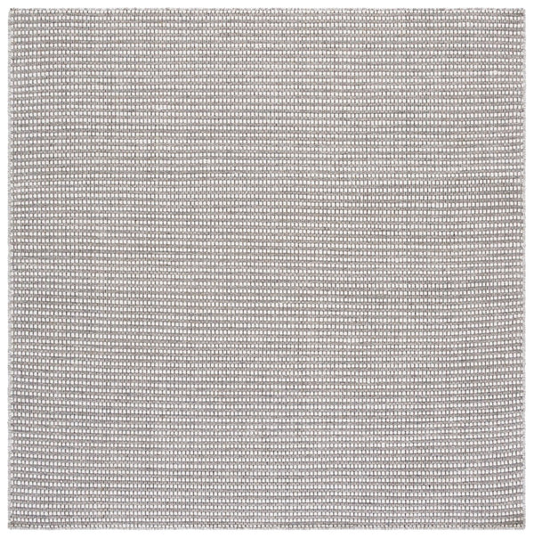Safavieh Natura Modern Hand Woven Runner Area Rug - Luxurious Wool & Cotton Blend For Elegant Spaces Grey ,Ivory 85% Wool,15% Cotton Nat386f-6sq