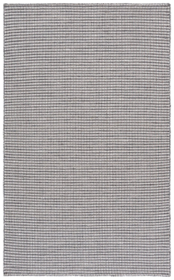 Safavieh Natura Modern Hand Woven Runner Area Rug - Luxurious Wool & Cotton Blend For Elegant Spaces Dark Grey ,Ivory 85% Wool,15% Cotton Nat386g-5