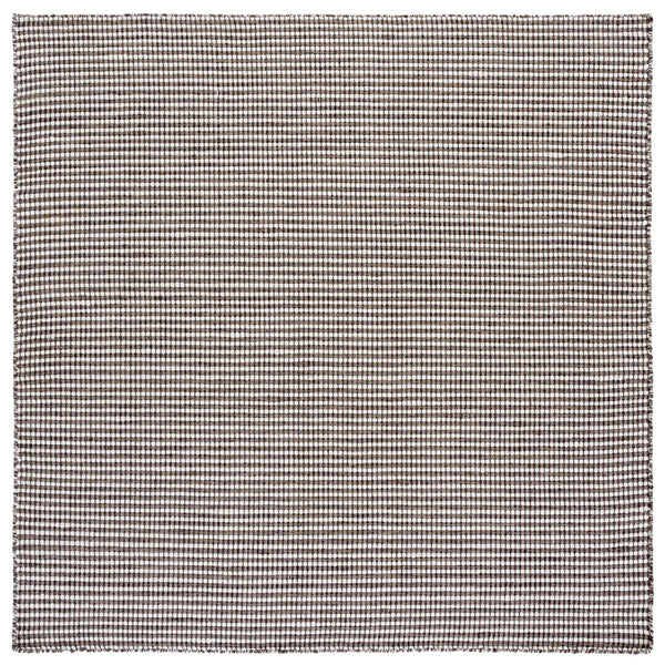 Safavieh Natura Modern Hand Woven Runner Area Rug - Luxurious Wool & Cotton Blend For Elegant Spaces Charcoal ,Ivory 85% Wool,15% Cotton Nat386h-6sq