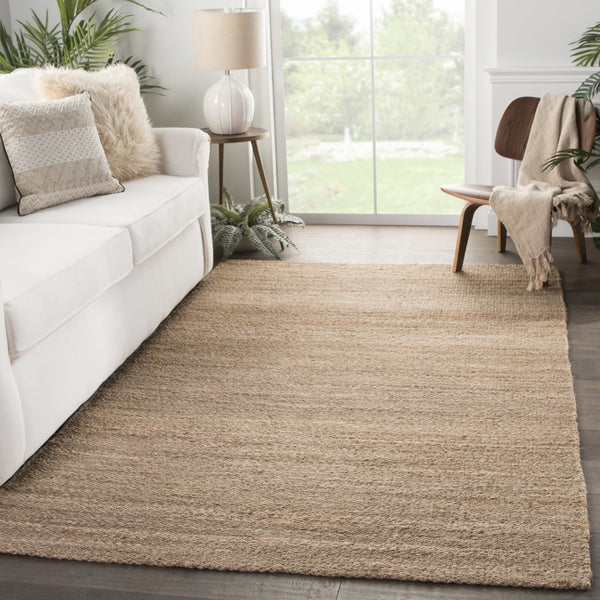 Jaipur Living Naturals Tobago Hilo Transitional Coastal Handmade Indoor Rug Tan 3'x10'