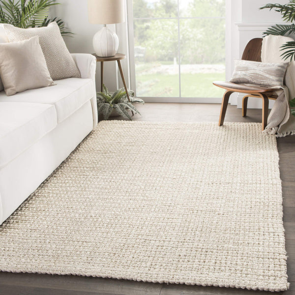 Jaipur Living Jaipur Living Tyne Handwoven Bleached Jute Rug Artisan Coastal Ivory Floor Accent 9' x 12' RUG143178