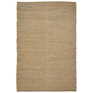 AMER Rugs Naturals Hand-woven Jute Cotton Striped Flatweave Rug for Farmhouse Entryways and Living Spaces 2' X 3' NAT40203