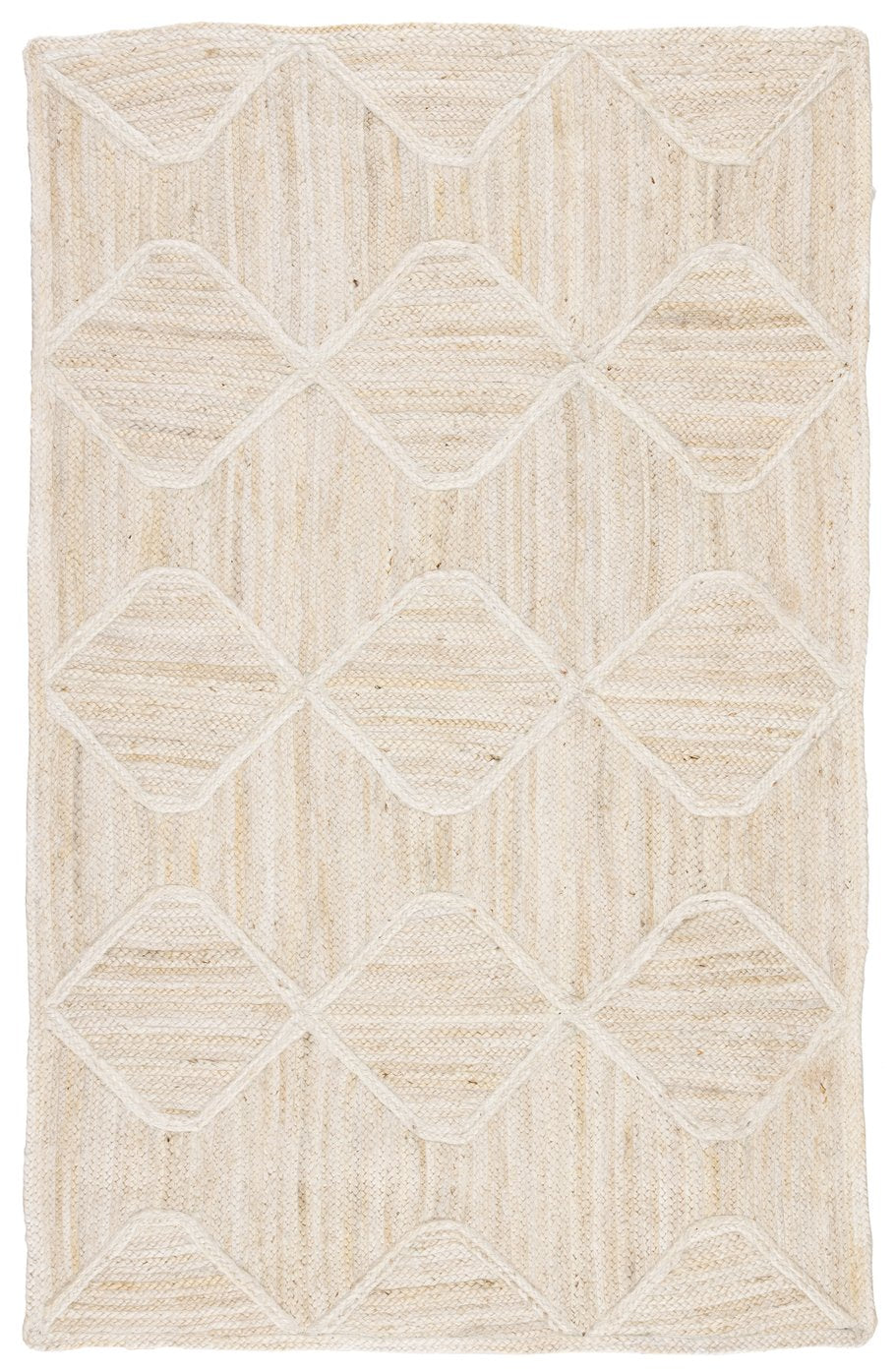 Jaipur Living Naturals Tobago Sisal Bow Nat41 Handwoven Handmade 100% Jute Contemporary Tribal Indoor Rug Ivory, Beige 100% Jute Rug129901