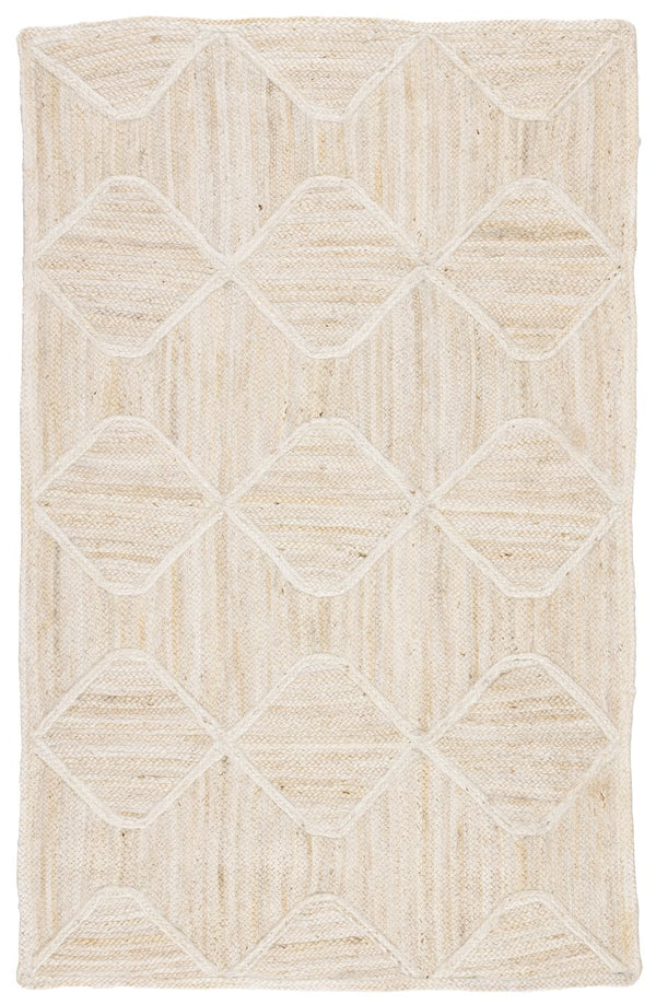 Jaipur Living Naturals Tobago Sisal Bow Nat41 Handwoven Handmade 100% Jute Contemporary Tribal Indoor Rug Ivory, Beige 100% Jute Rug129901