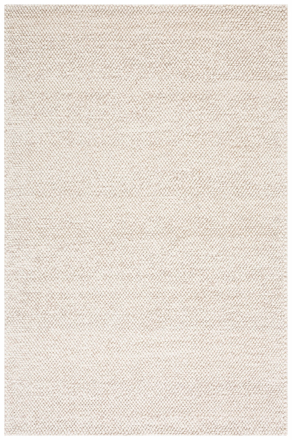 Safavieh Natura Handwoven 10X10 Square Area Rug – Beige Ivory Wool-Cotton Blend, Low-Profile Artisan Texture 5'-0" x 7'-0" NAT425B-57