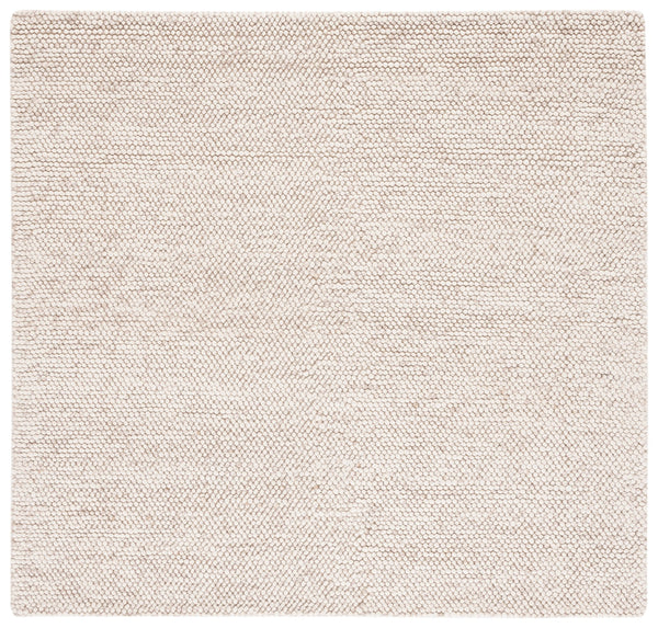 Safavieh Natura Handwoven 10X10 Square Area Rug – Beige Ivory Wool-Cotton Blend, Low-Profile Artisan Texture 5'-0" x 7'-0" NAT425B-57