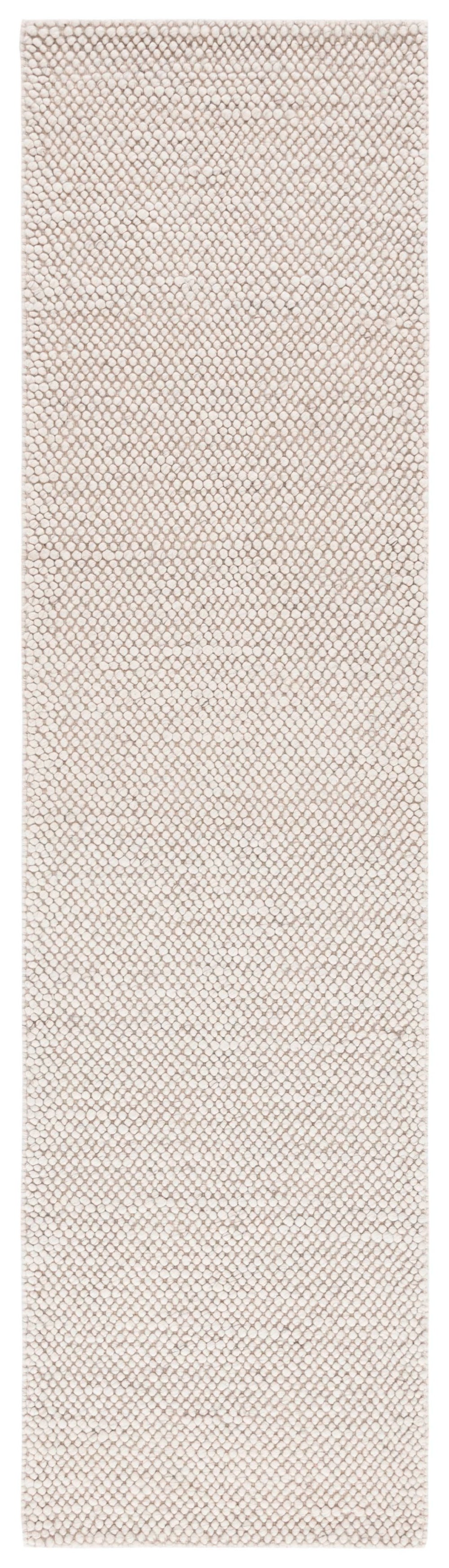 Safavieh Natura Hand-Woven Grey Ivory Area Rug — Scandinavian Minimalist Low-Pile Wool Blend For Living Rooms 6'-0" x 8'-0" NAT425F-68