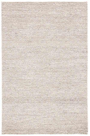 Safavieh Natura Hand-Woven Grey Ivory Area Rug — Scandinavian Minimalist Low-Pile Wool Blend For Living Rooms 6'-0" x 8'-0" NAT425F-68
