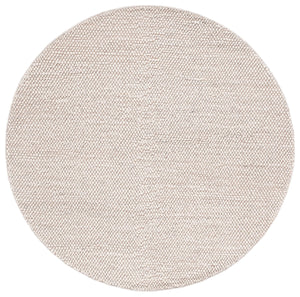 Safavieh Natura Hand-Woven Grey Ivory Area Rug — Scandinavian Minimalist Low-Pile Wool Blend For Living Rooms 6'-0" x 8'-0" NAT425F-68