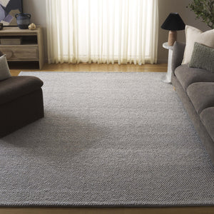 Safavieh Natura Hand-woven Rug - Elegant Home Décor Accent With Plush Pile Height And Timeless Craftsmanship Silver 70% Wool 20% Cotton And 10% Polyester. Nat425g-215