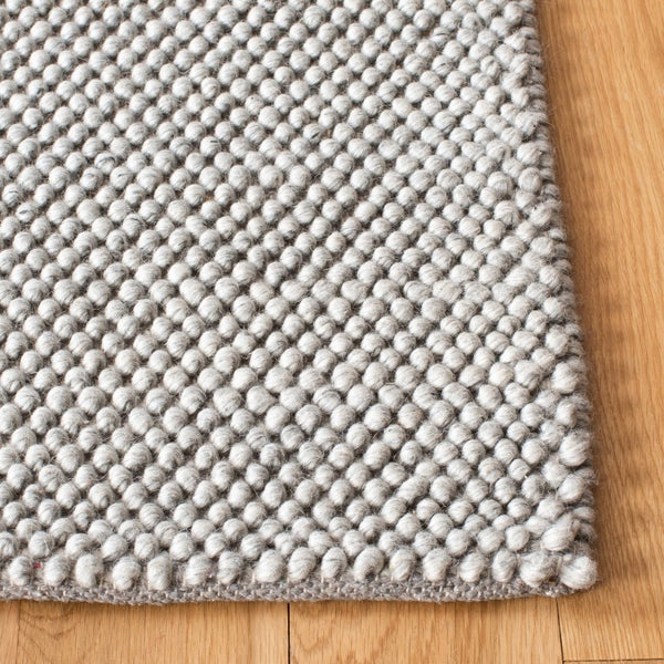Safavieh Natura Hand Woven Wool Blend Area Rug Silver Tonal Square Living Room Floor Accent NAT425G-8SQ