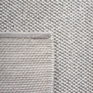 Safavieh Natura Hand Woven Wool Blend Area Rug Silver Tonal Square Living Room Floor Accent NAT425G-8SQ