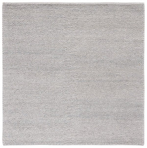 Safavieh Natura Hand Woven Wool Blend Area Rug Silver Tonal Square Living Room Floor Accent NAT425G-8SQ