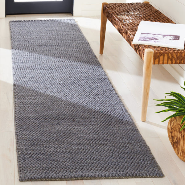 Safavieh Natura Hand-woven Rug - Elegant Home Décor Accent With Plush Pile Height And Timeless Craftsmanship Dark Grey 70% Wool 20% Cotton And 10% Polyester. Nat425h-6