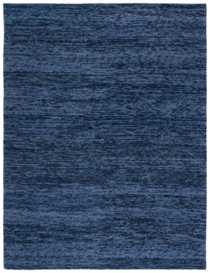 Safavieh Natura Hand-Woven Wool Blend Area Rug Solid Navy Artisan Crafted for Large Rooms NAT425N-10