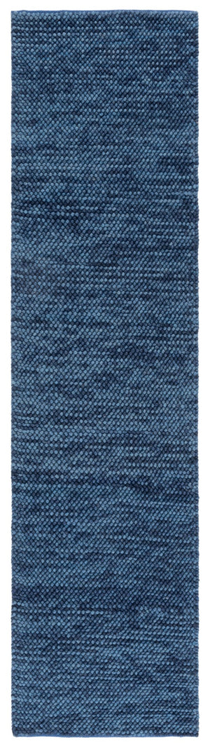 Safavieh Natura Handwoven Area Rug - Timeless Elegance In A Versatile Design For Luxurious Home Décor Navy ,Blue 70% Wool 20% Cotton And 10% Polyester. Nat425n-3