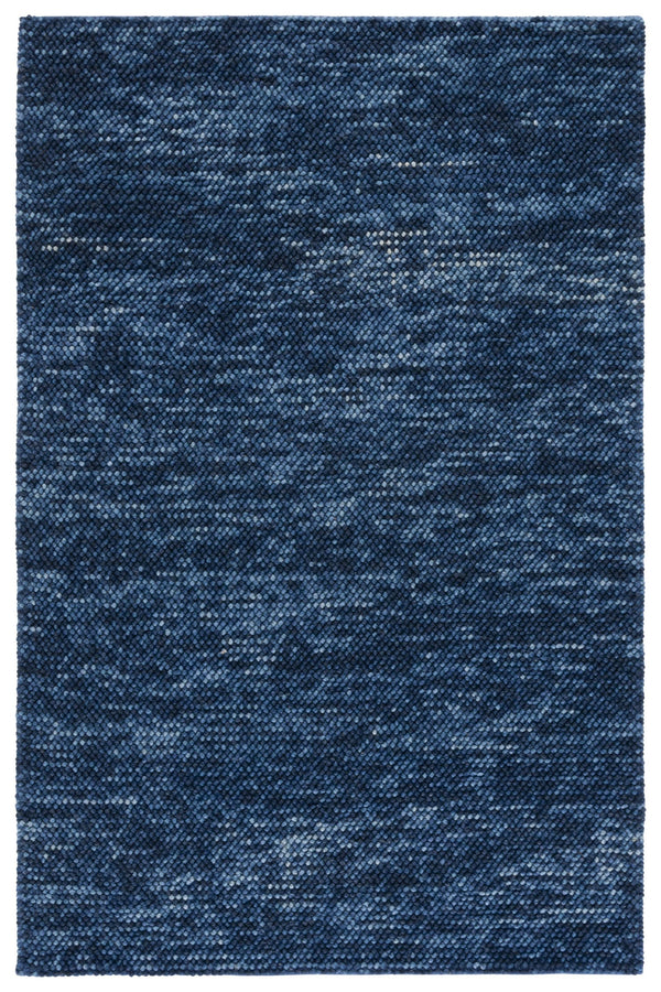 Safavieh Natura Handwoven Area Rug - Exquisite Indian Craftsmanship For Elegant Living Spaces And Comfort Navy ,Blue 70% Wool 20% Cotton And 10% Polyester. Nat425n-5